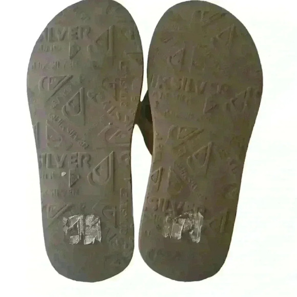 Quicksilver Kids Carver Suede Flip Flip Sandal Size 4.5 - Picture 8 of 8